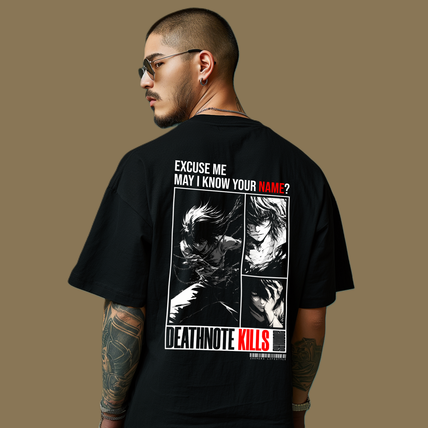 DEATHNOTE / O1 / OVERSIZED T'SHIRT