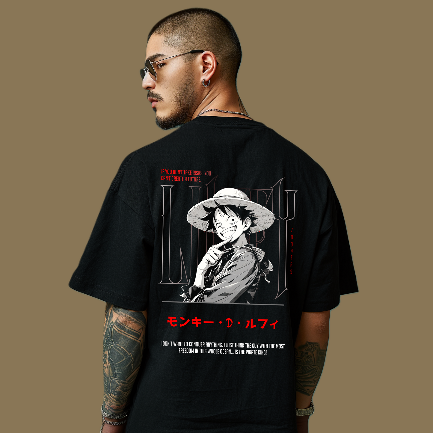 MONKEY D. LUFFY / O1 / OVERSIZED T'SHIRT