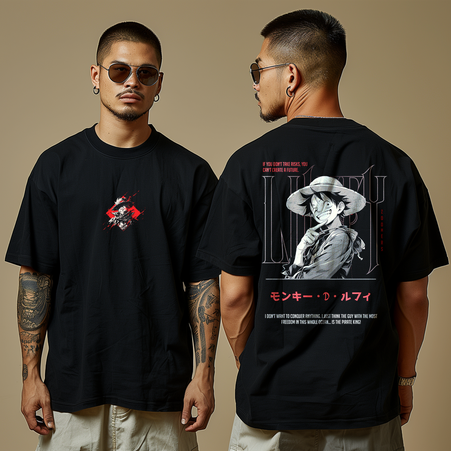 MONKEY D. LUFFY / O1 / OVERSIZED T'SHIRT